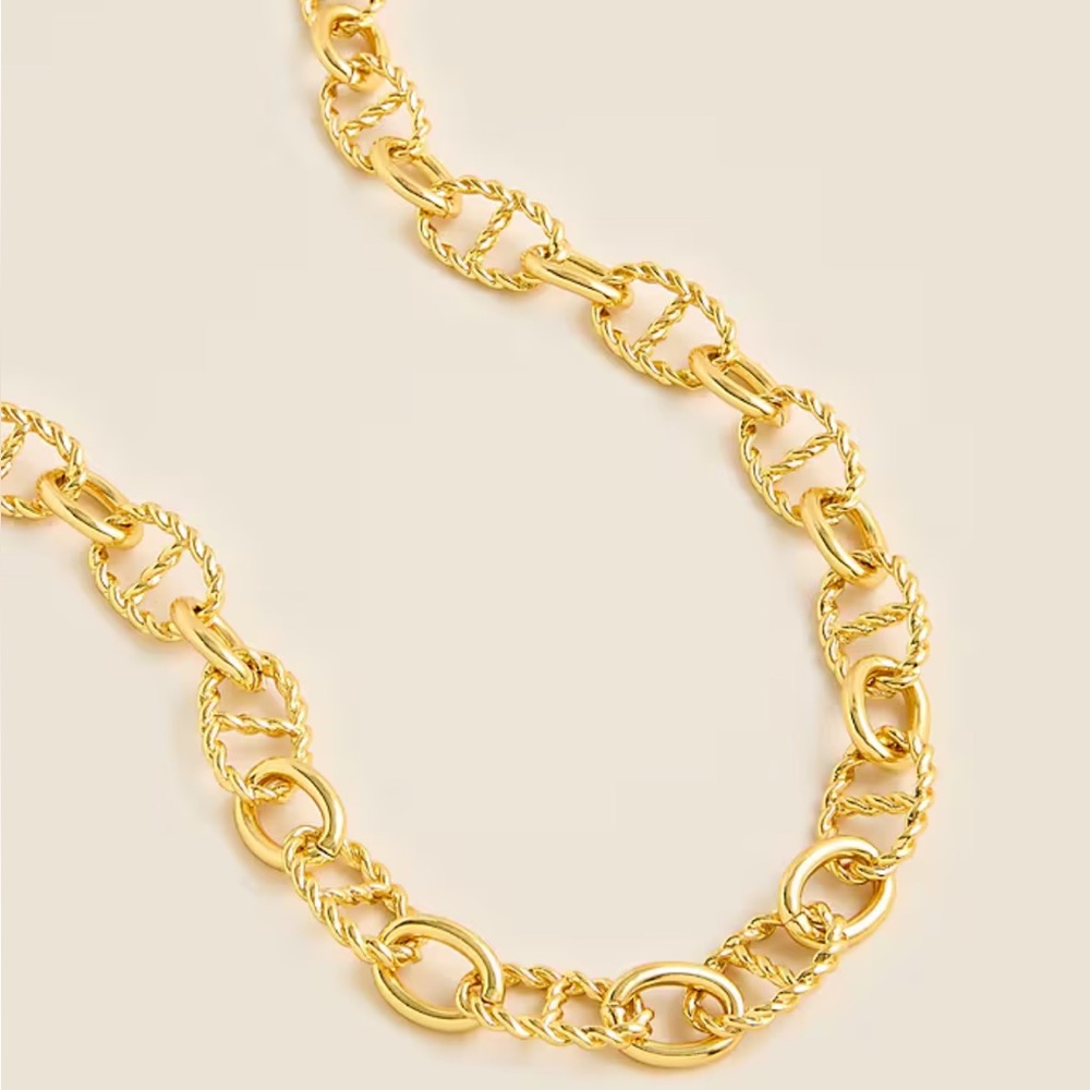 J. Crew Rope Chainlink Necklace - Picture 2 of 8